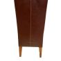 Set of 4 Antique Brown Rollback Chairs (T72)