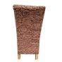 Light Rattan Rollback Dining Chair