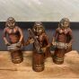 Set of 3 Indian Musical Sculptures