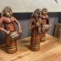 Set of 3 Indian Musical Sculptures