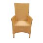 Lloyd Loom Natural Chair with Arm Rest (SL839)