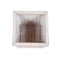 Ex Display White Rattan Basket (T8)