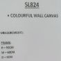 Colourful Wall Canvas (SL824)