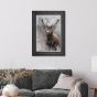 Impressionist Stag Framed Art - In Stock
