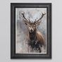 Impressionist Stag Framed Art - In Stock