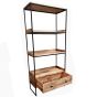 Industrial Square Ladder Shelves