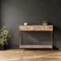 INDG16 - Industrial Gold 100CM Console Table - Lifestyle
