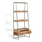 Industrial Gold Ladder 85CM Shelves