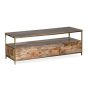 INDG4 - Industrial 140CM TV Unit - Side