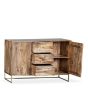 INDG6 - Industrial Gold 135CM Sideboard