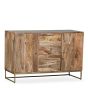 INDG6 - Industrial Gold 135CM Sideboard
