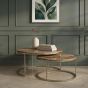 Industrial Gold nest of tables