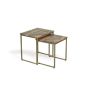 Industrial Gold Nest of Tables