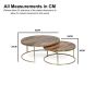 INDG23 - Industrial Gold Stools