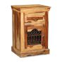 Jali Sheesham - Cabinet with Drawer - Light- Last One Remaining