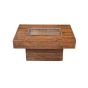 Jali Mango - Honey 90cm Pebble Coffee Table