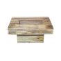 Jali Mango - Light 90cm Pebble Coffee Table