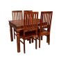 Jali 120cm Dining Table & 4 Jali Dining Chairs