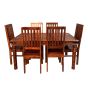 Jali 160cm Dining Table & 6 Jali Dining Chairs