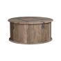 Jali Mango - Natural Round Trunk Coffee Table