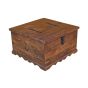 Jali Mango - Honey Square Trunk Coffee Table 