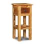 Jali Sheehsam Lamp Table - Light