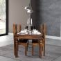 Jali Sheesham - 120cm Dining Set - In Stock