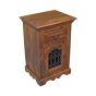 Jali Mango - Honey - Cabinet With Drawer - In Stock