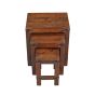 Jali Mango - Honey - Nest of Tables - In Stock