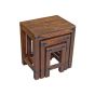 Jali Mango - Honey - Nest of Tables - In Stock