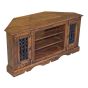 Jali Mango - Honey 114cm Corner TV Unit - In Stock