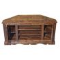 Jali Mango - Honey 114cm Corner TV Unit - In Stock