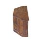 Jali Mango - Honey 114cm Corner TV Unit - In Stock