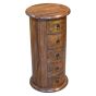 Jali Mango - Honey 5 Drawer Large Drum - In Stock