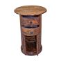 Jali Mango - Honey Drum Cabinet - In Stock 