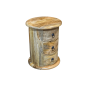Jali Mango - Light 3 Drawer Drum