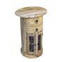 Jali Mango - Light Drum Cabinet - In Stock