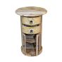 Jali Mango - Light Drum Cabinet - In Stock