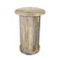 Jali Mango - Light Drum Cabinet - In Stock