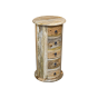 Jali Mango - Light 5 Drawer Large Drum