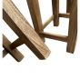 Ex Display Jali Mango Natural Tall Nest of Tables - One Set Available