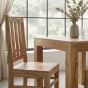 Light Dakota 80cm Dining Table & 2 Dakota Chairs - In Stock