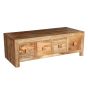 Light Dakota Mango Wood 122cm Trunk Coffee Table