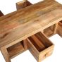 Light Dakota Mango Wood 122cm Trunk Coffee Table