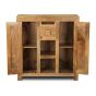 Light Dakota Mango Wood 85cm Slim Sideboard
