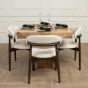 Light Dakota Mango Wood 90cm Cube Dining Table - In Stock