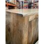 Ex Display Light Dakota Mango Wood Double Wardrobe - One Available