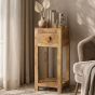 Light Dakota Mango Wood Lamp Table