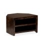 Mango Wood Walnut 100cm Corner TV Stand