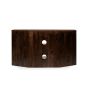 Mango Wood Walnut 100cm Corner TV Stand